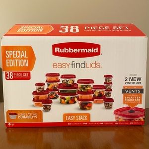 Rubbermaid 38 piece set